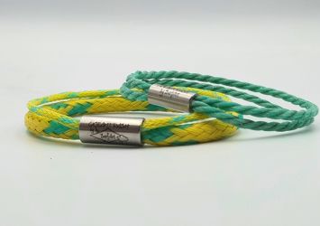 2 armbanden Small, YellowGreen